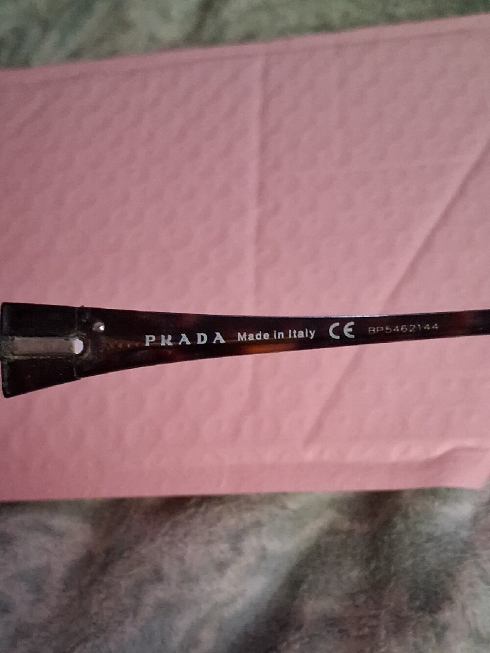 Prada Classic Rectangular Reading Glasses in Tortoiseshell - Picture 4 of 6